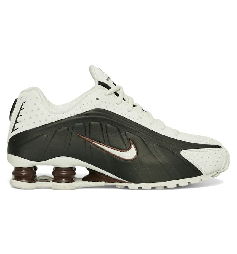 W Nike Shox R4 "Sail / Fauna Brown"