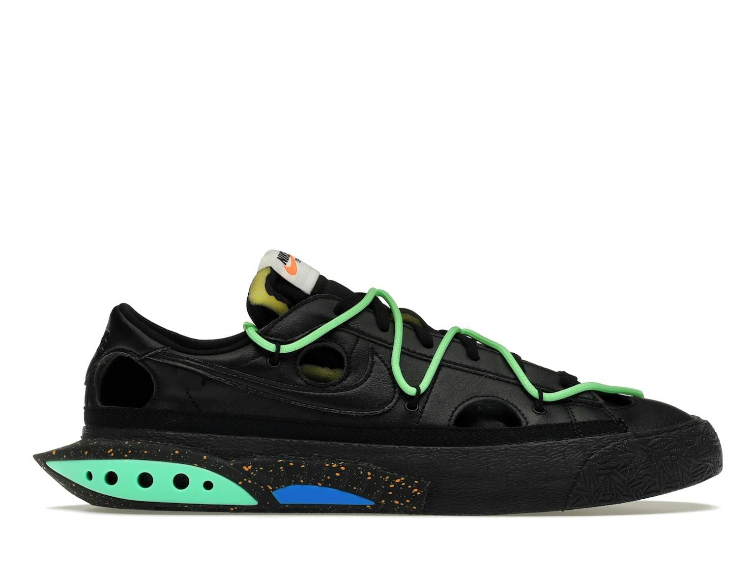 Nike x Off White Blazer Low '77 Black Electro Green