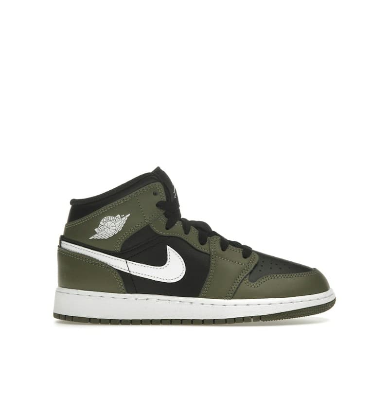 Air Jordan 1 Mid GS "Olive"