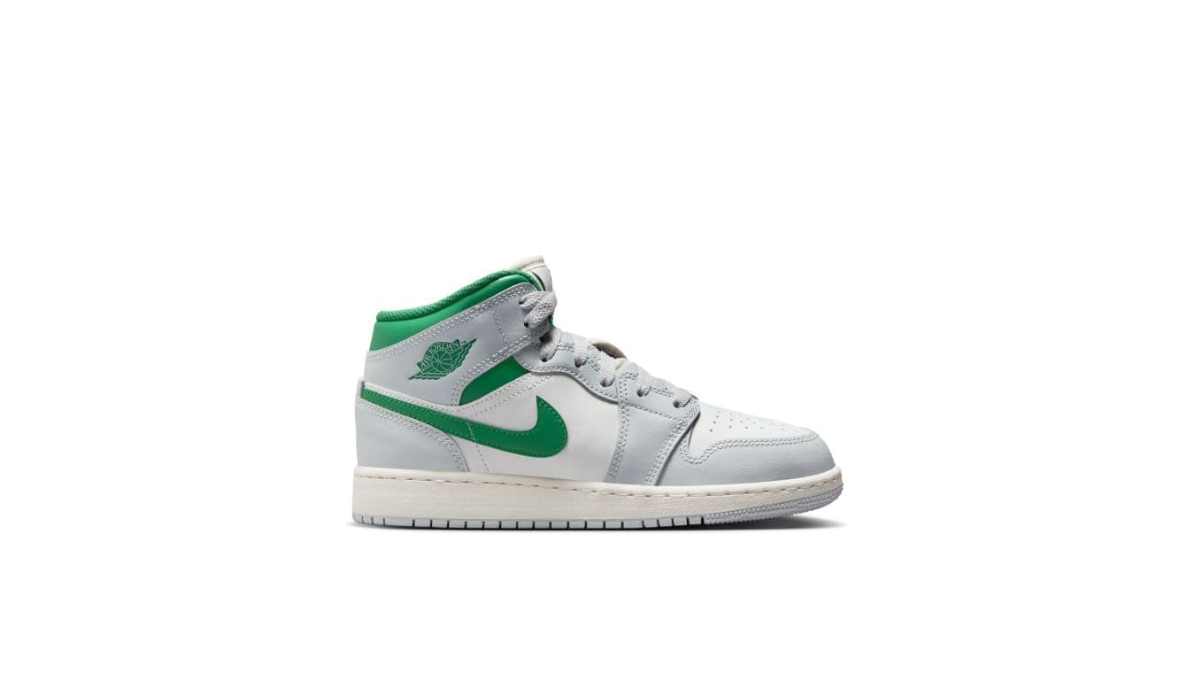 Air Jordan 1 Mid GS "Pine Green / Smoke Grey"