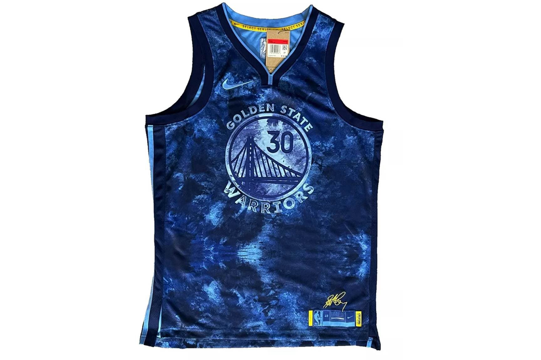 Nike NBA Golden State Warriors Stephen Curry 30 Creators In The Paint Select Series Jersey
