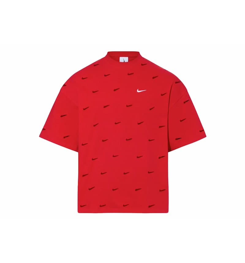 Jacquemus x Nike Le Swoosh T-shirt "Dark Red"