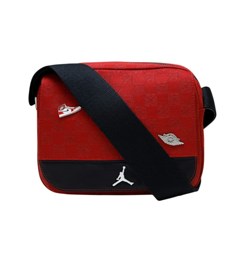 Jordan Air Jordan Monogram Bolsa de Hombro "Chicago Red" (4 Litros)