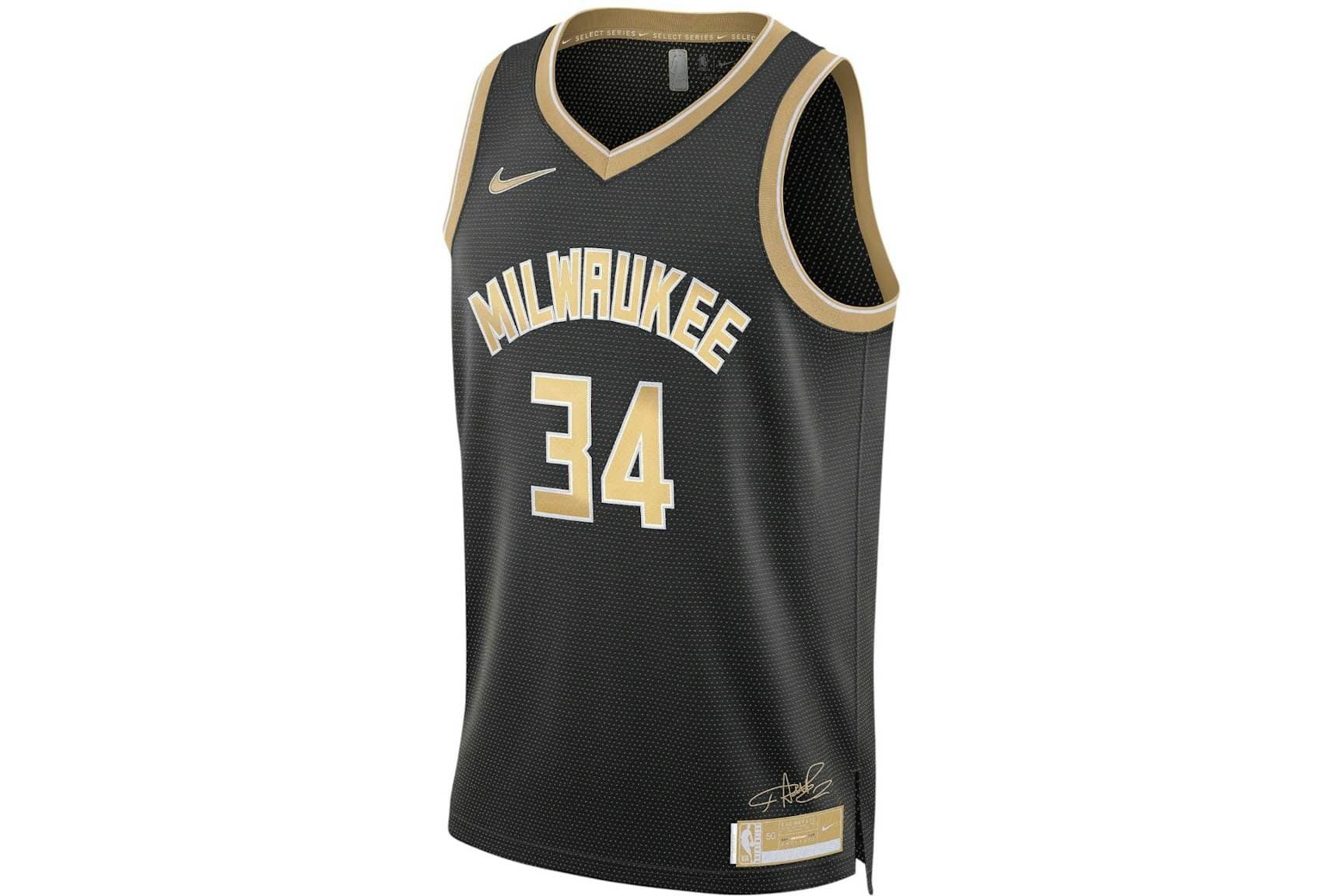 Nike NBA Milwaukee Bucks Giannis Antetokounmpo 34 Select Series