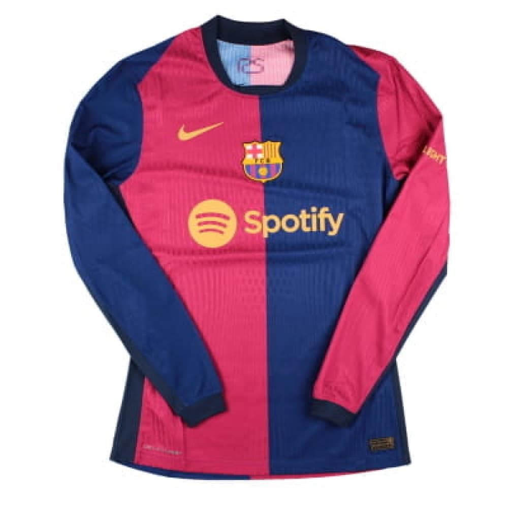 Nike Barcelona FC Authentics Player Version Dri Fit ADV La Liga 2024/25 Camiseta de Juego de Manga Larga