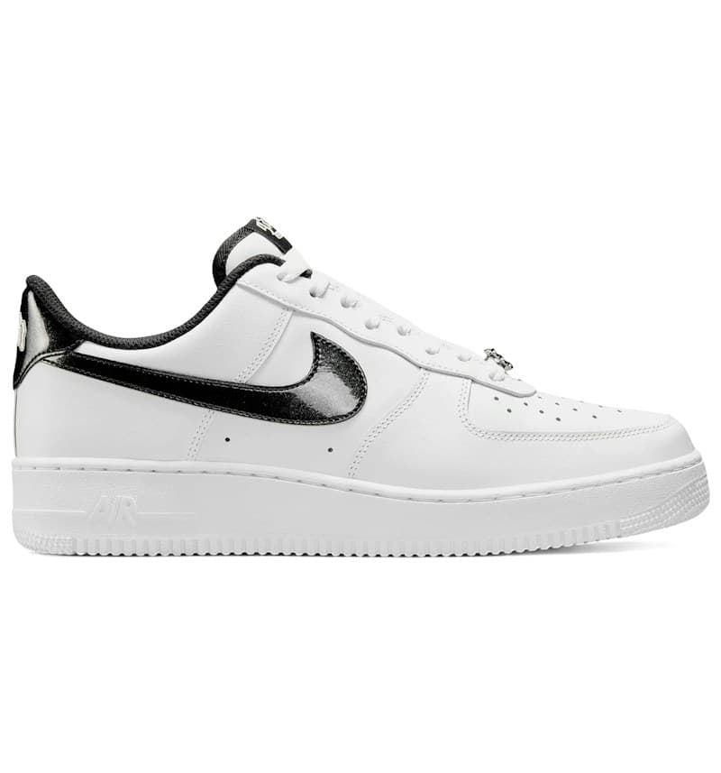 Nike Air Force 1 Low '07 LV8 "White Black Glitter Swoosh"