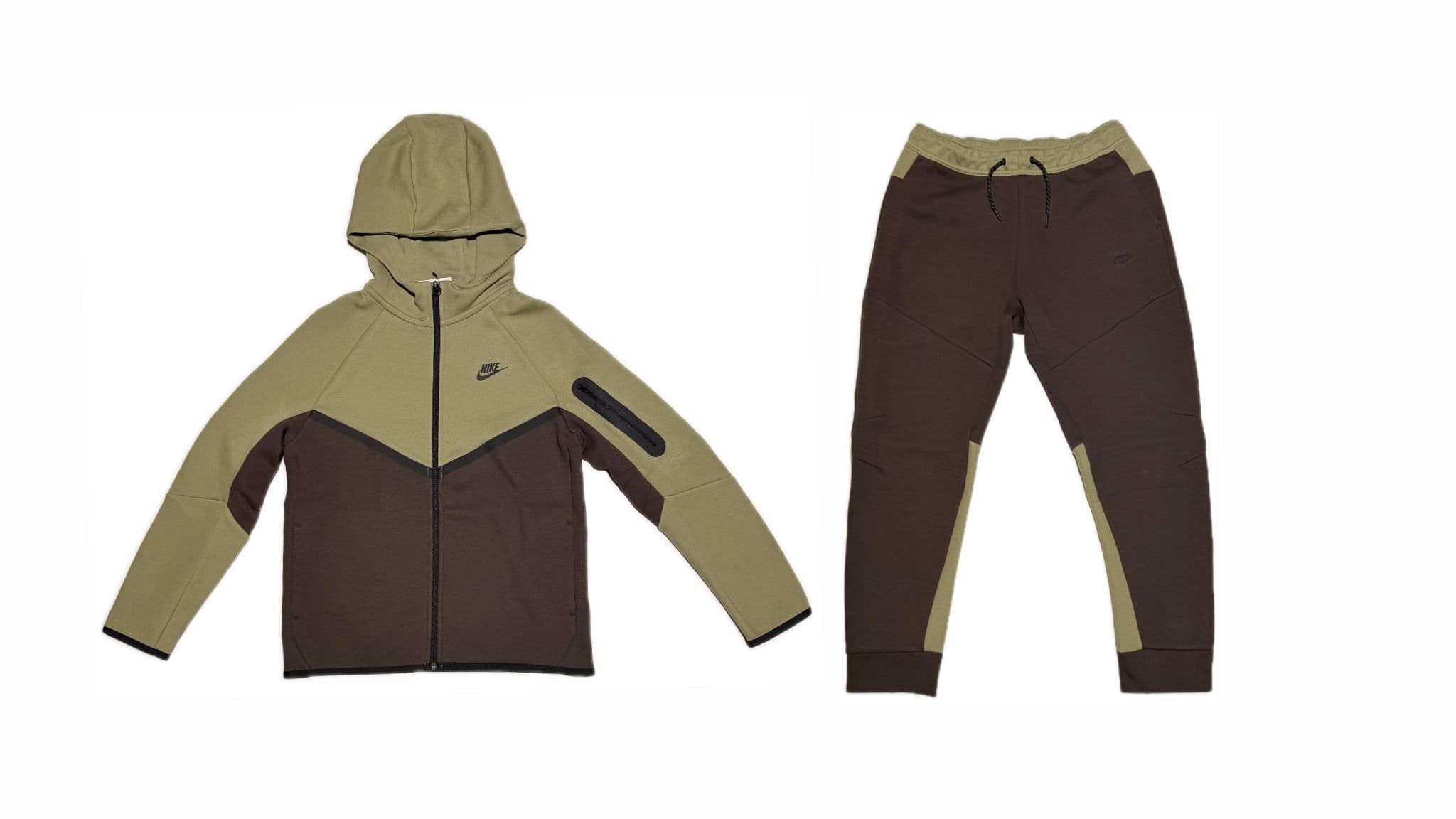Nike Sportswear Tech Fleece Conjunto Chaqueta con Cremallera y Pantalón Para Niño