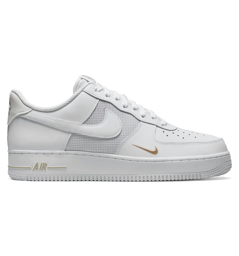Nike Air Force 1 Low Mini Swoosh "White / Desert Khaki"
