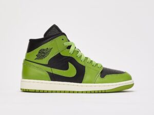 W Nike Air Jordan 1 Mid "Attitude Green"