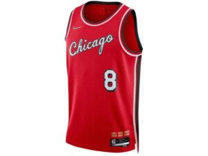 Nike NBA Chicago Bulls 75th Anniversary Zuch LaVine 8 Swingman Jersey
