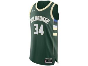 Nike NBA Milwaukee Bucks Giannis Antetokounmpo 34 Authentic Jersey