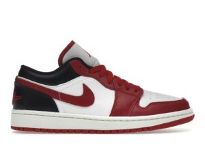 W Air Jordan 1 Low "White / Gym Red"