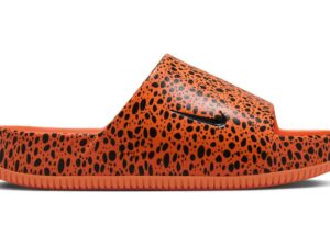 Nike Calm Slide Paris 2024 Olympics Safari Print Electric Pack "Total Orange"