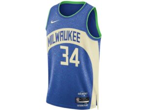 Nike NBA Milwaukee Bucks Giannis Antetokounmpo 34 Swingman Jersey