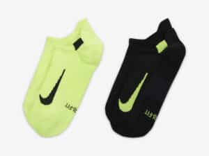 Nike Multiplier Calcetines Invisibles de Tejido Dri Fit Pack de 2 Pares