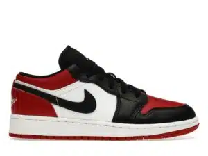 Air Jordan 1 Low "Bred Toe" GS