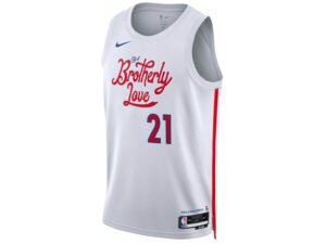 Nike NBA Philadelphia 76ers Joel Embiid 21 City Edition Swingman Jersey