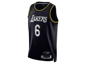 Nike NBA Los Angeles Lakers LeBron James 6 MVP 75TH Anniversary Select Series Swingman Jersey