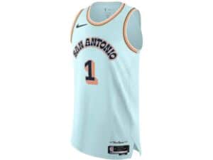 Nike NBA San Antonio Spurs Victor Wembanyama Dri Fit ADV Authentics City Edition Jersey Largo +2
