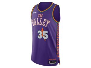 Nike NBA Phoenix Suns Kevin Durant 35 The Valley Authentic Jersey