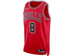 Nike NBA Chicago Bulls Zuch LaVine 8 Icon Edition Swingman Jersey
