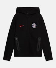 Nike x PSG Tech Fleece Conjunto de Chaqueta Con Cremallera Completa y Pantalón Para Niños