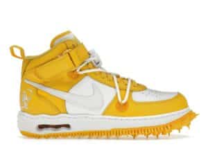 Nike x Off White Air Force 1 Mid Varsity Maize