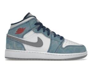Nike Air Jordan 1 Mid SE "French Blue" GS