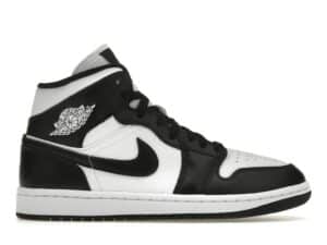 W Air Jordan 1 Mid Panda Black White