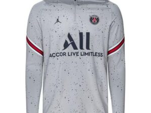 Air Jordan PSG Sudadera con Media Cremallera de Tejido Dri-Fit