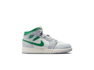 Air Jordan 1 Mid GS "Pine Green / Smoke Grey"