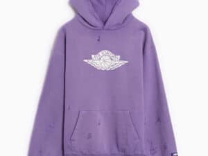 Air Jordan Rare Air Fleece Sudadera de Efecto Desgastado con Capucha