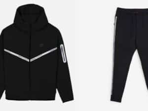 Nike Sportswear Tech Fleece Windrunner Reflective Conjunto de Chaqueta con Cremallera Completa y Pantalón