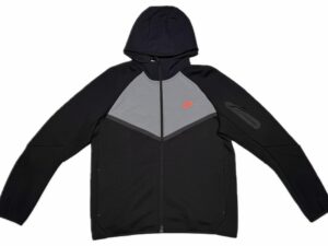 Nike Sportswear Tech Fleece Chaqueta con Cremallera Completa y Detalles de Tejido Woven