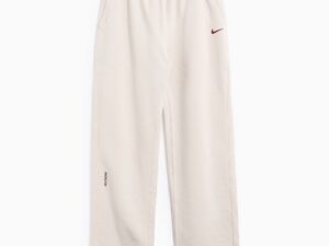 Nike x Drake Nocta Open Hem Pantalones de Tejido Fleece y Corte Recto